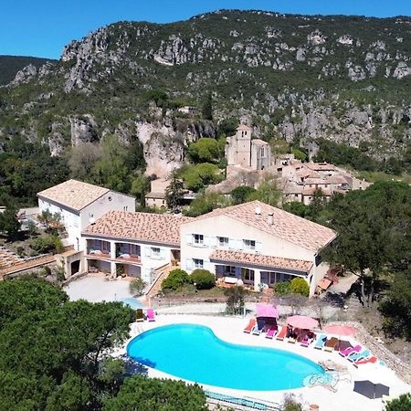 Hôtel Les Hauts de Mourèze Exterior foto